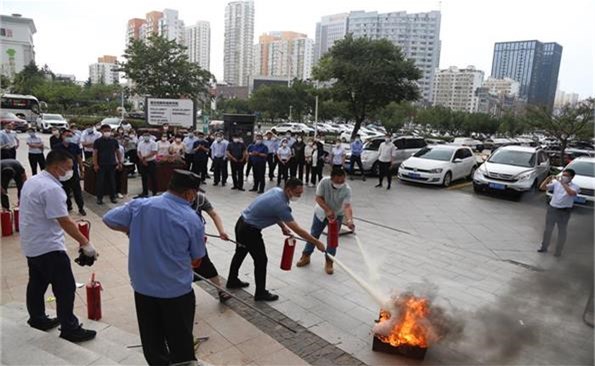 【安全生产月】以练促防，，，，，威海产投集团开展安全生产应急演练